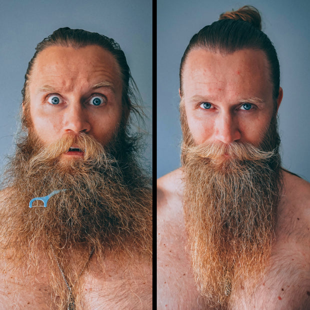 Before & After Hot Beard Comb